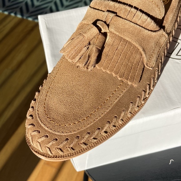 Mens leather suede loafers. Mens size 43 (fits like USA size 10). Brand New - Picture 5 of 7